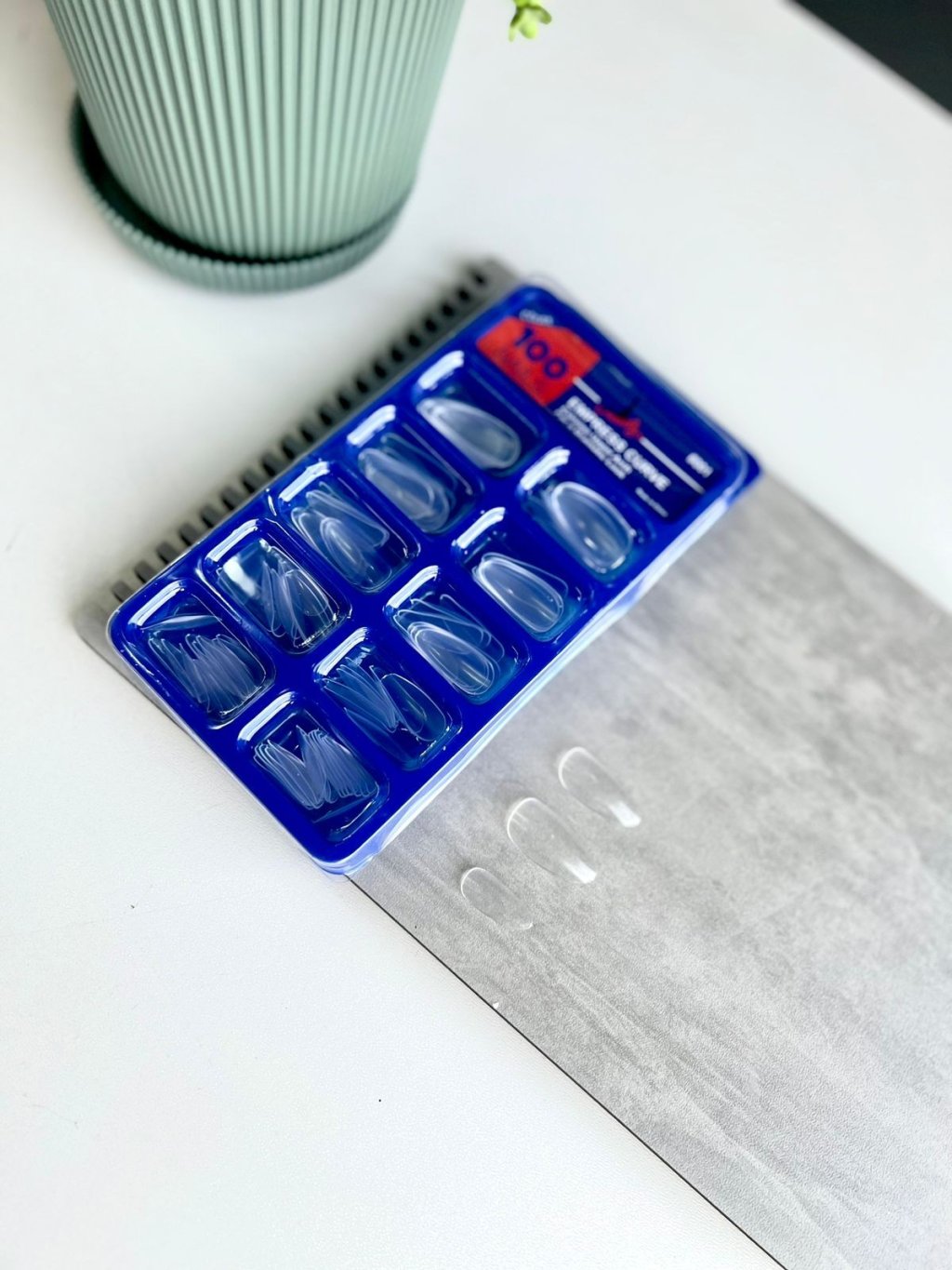 Unha Postiça Almond Transparente -Empress Curve