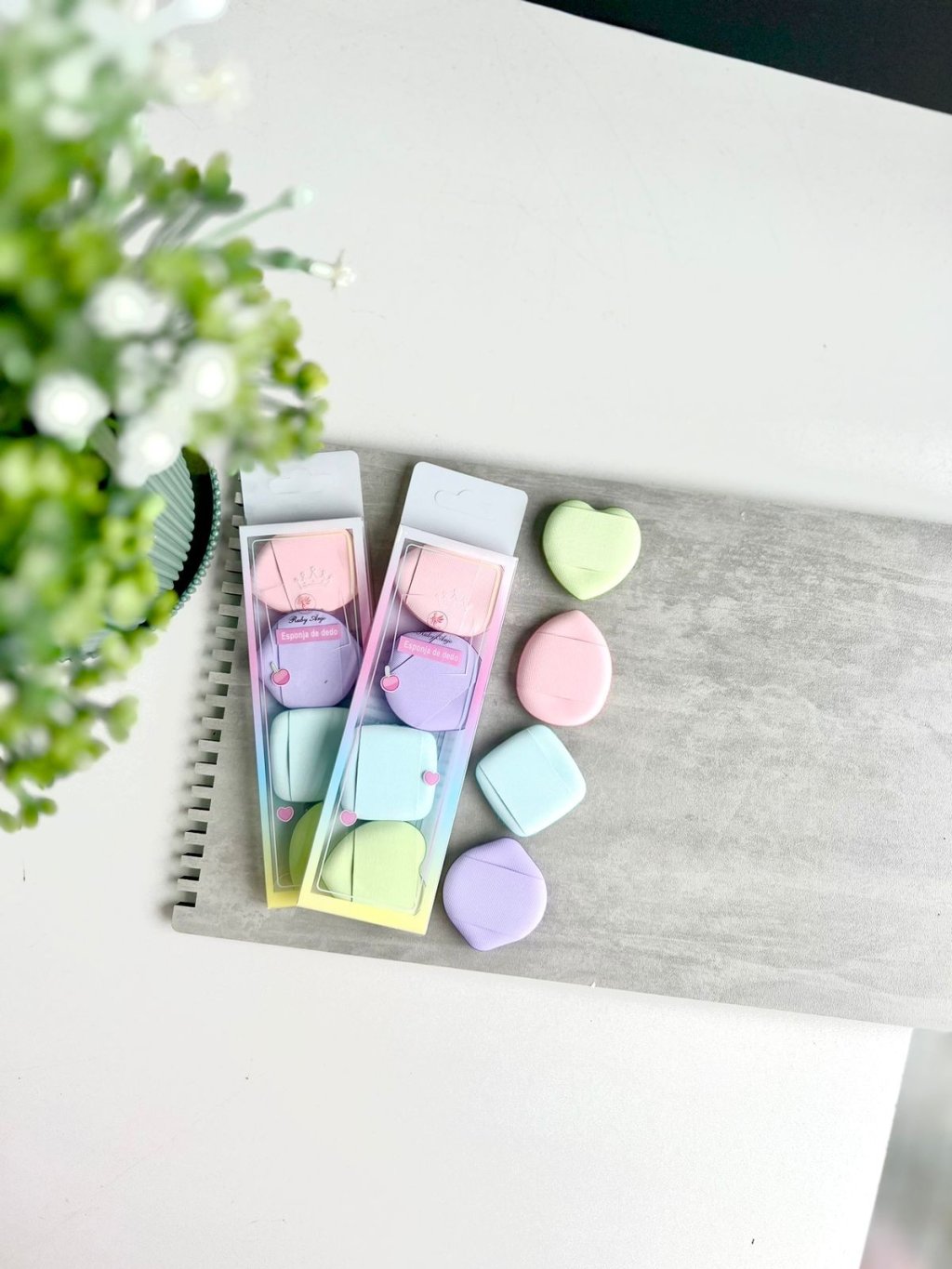 Kit Mini Esponjinhas de Pó - Ruby Anjo 