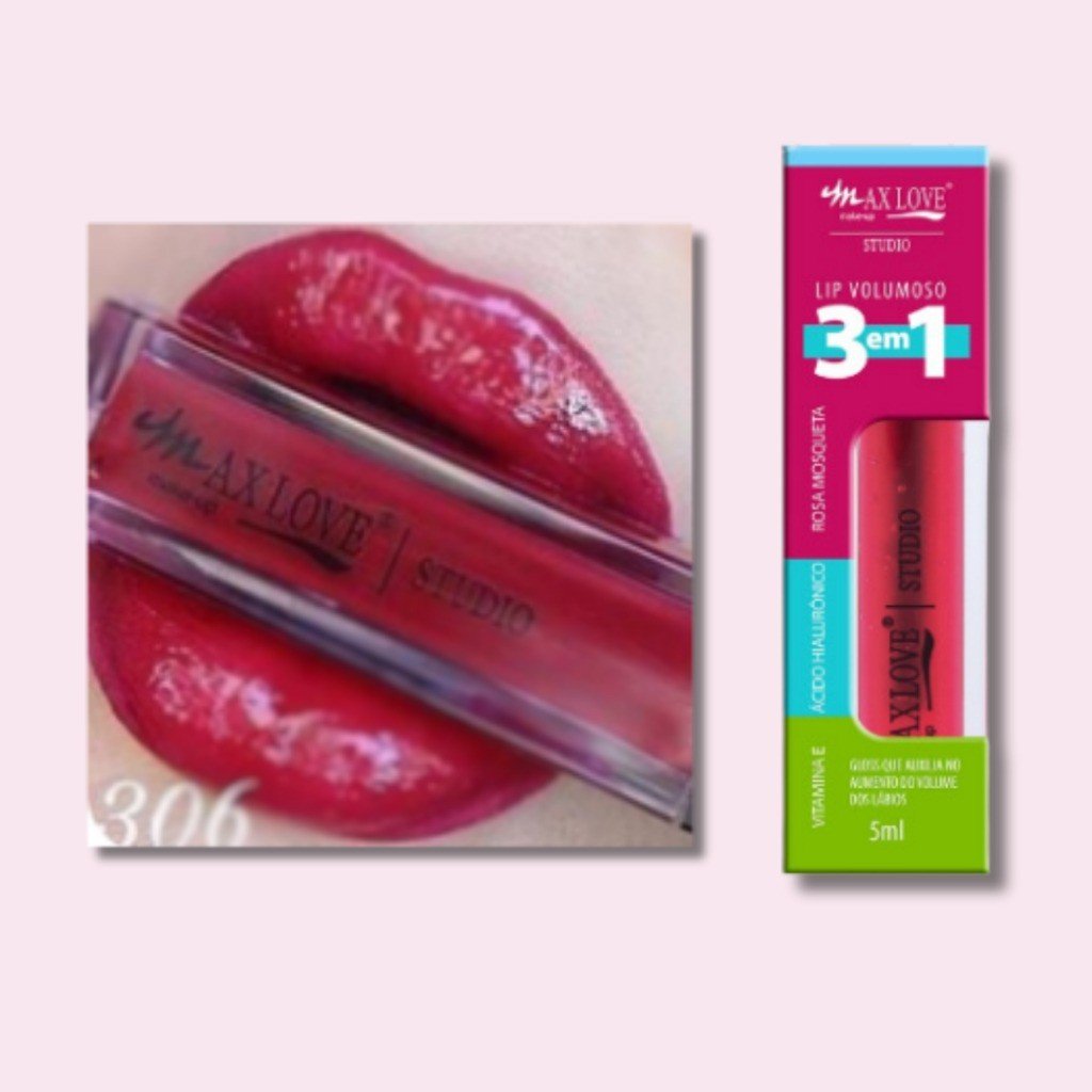 Gloss Lip Volumoso Cor 306 - Max Love 