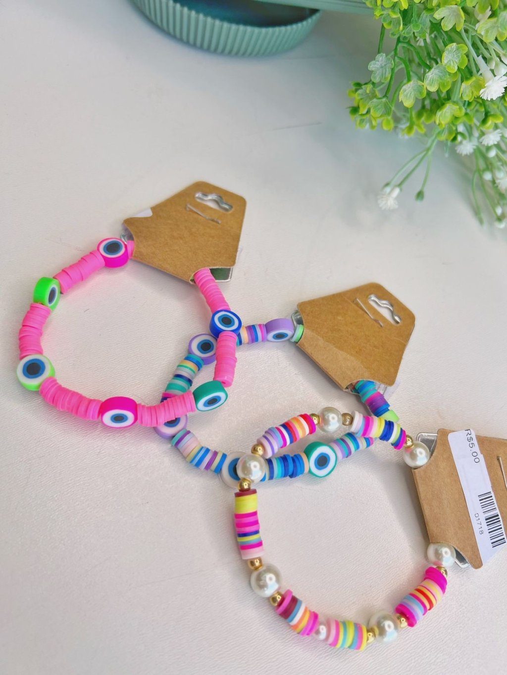 Pulseira Olho Grego Infantil 