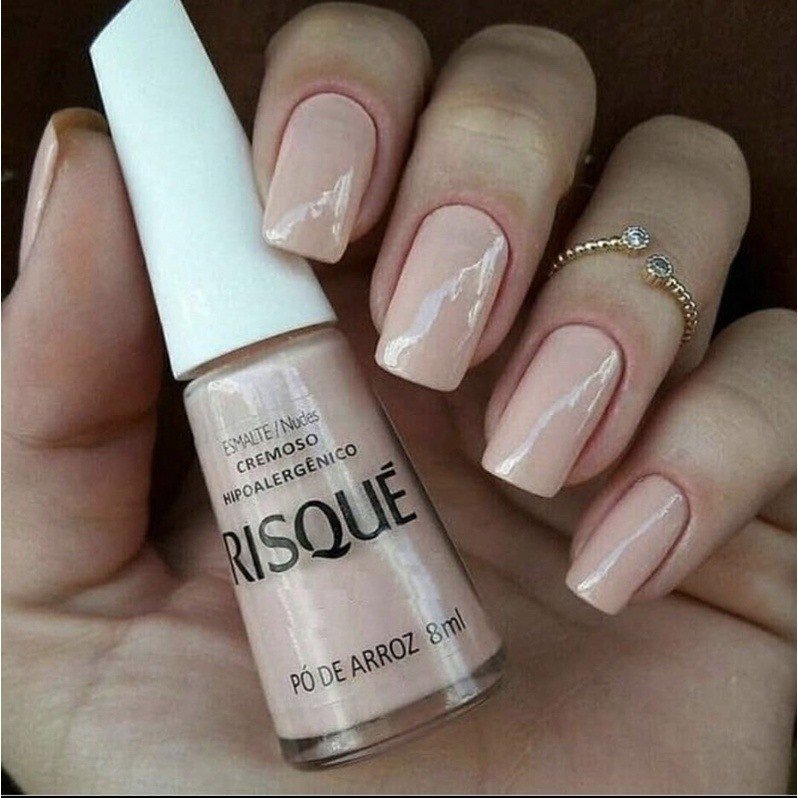 Esmalte Cremoso Pó De Arroz - Risqué