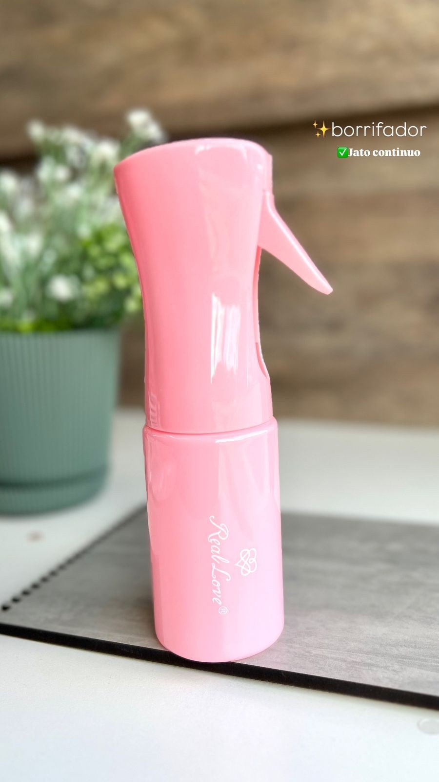 Borrifador Spray Jato Continuo - Real Love 