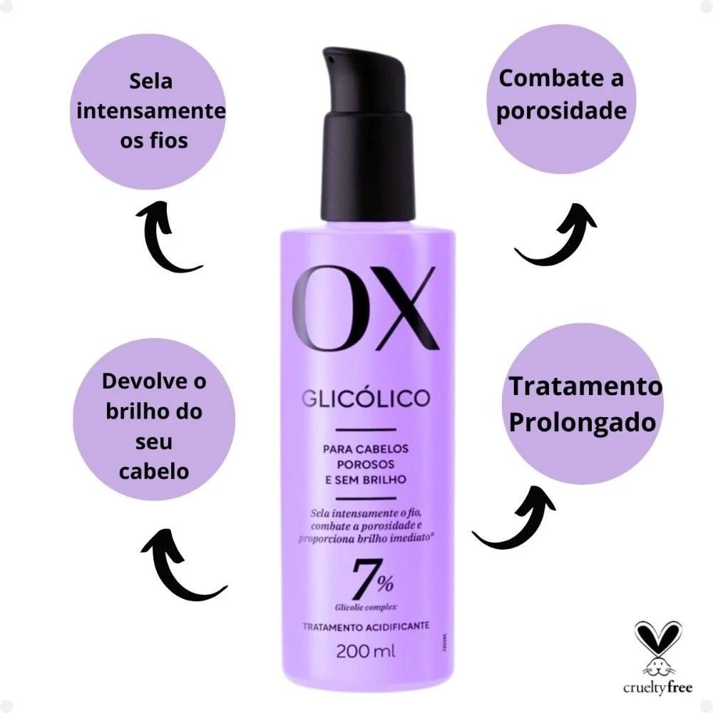 Acidificante Capilar Glicólico - OX