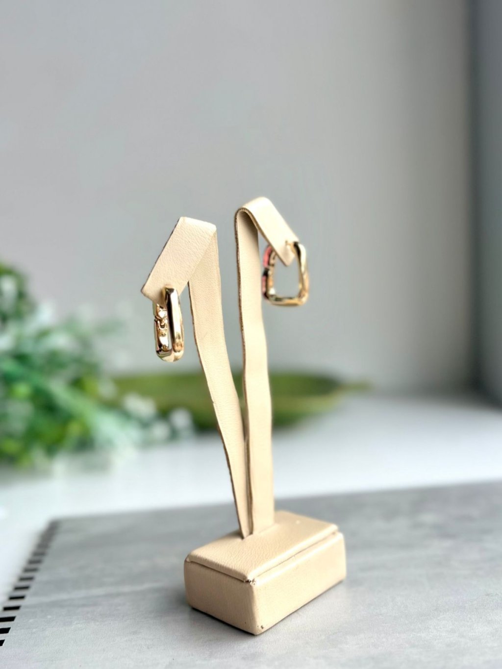 Brinco Argola Quadrada