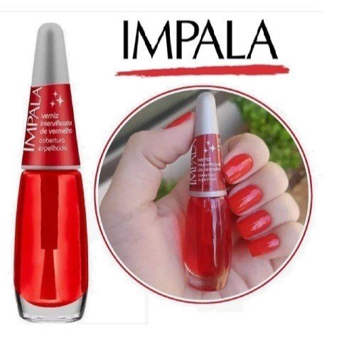 Esmalte Extra Brilho Intensificador de Vermelho - Impala