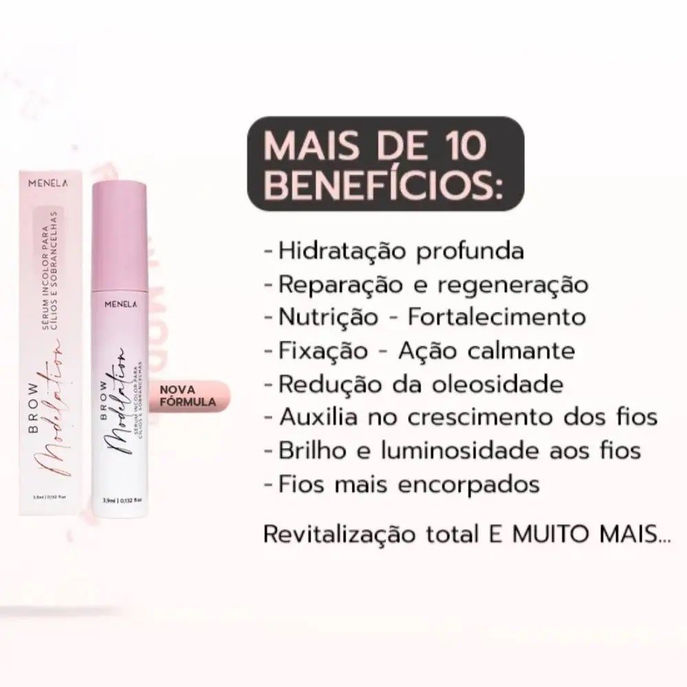 Sérum Incolor Cílios e Sobrancelhas - Menela 