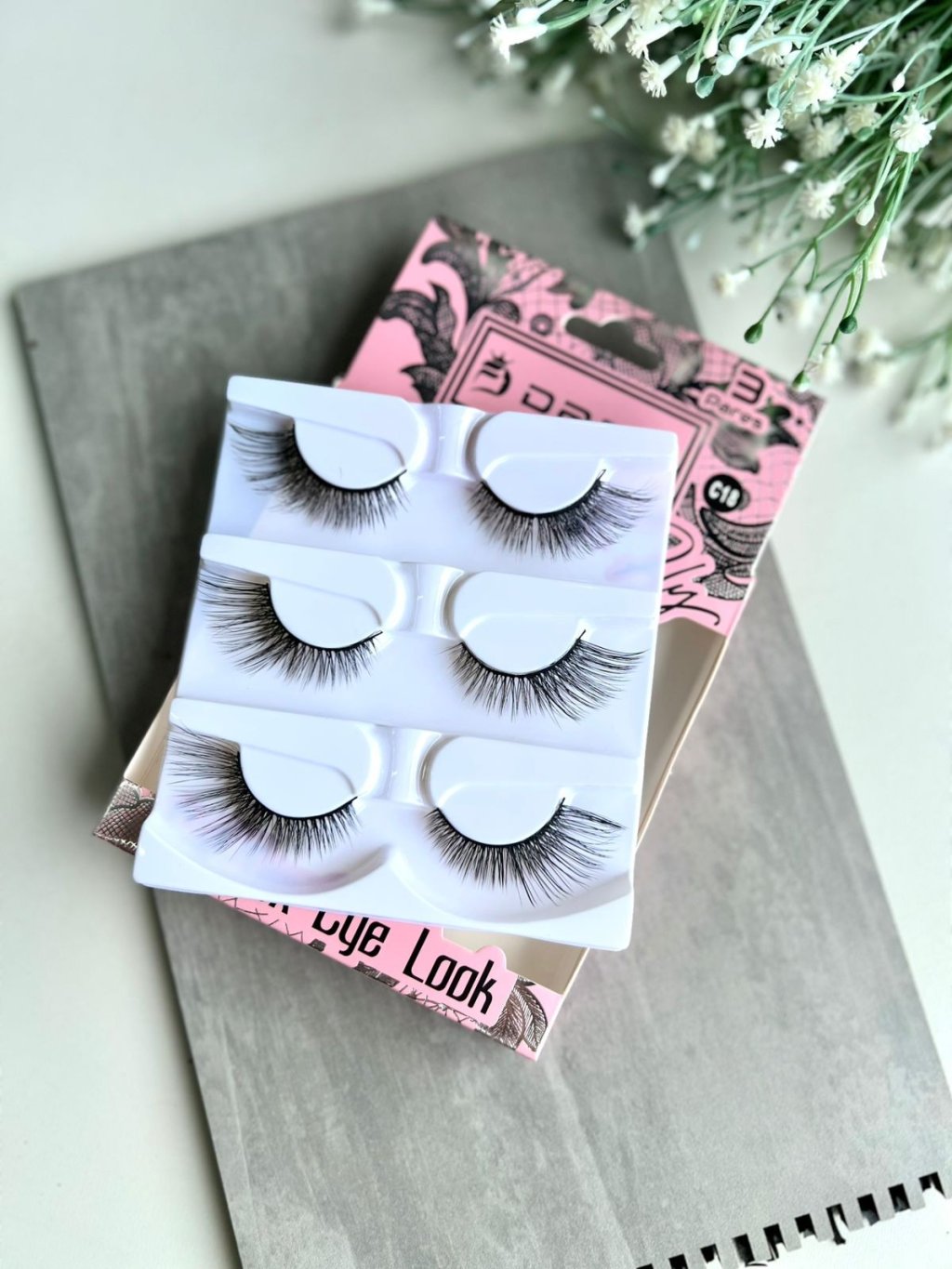 Cílios Gatinho C18 -Dafu