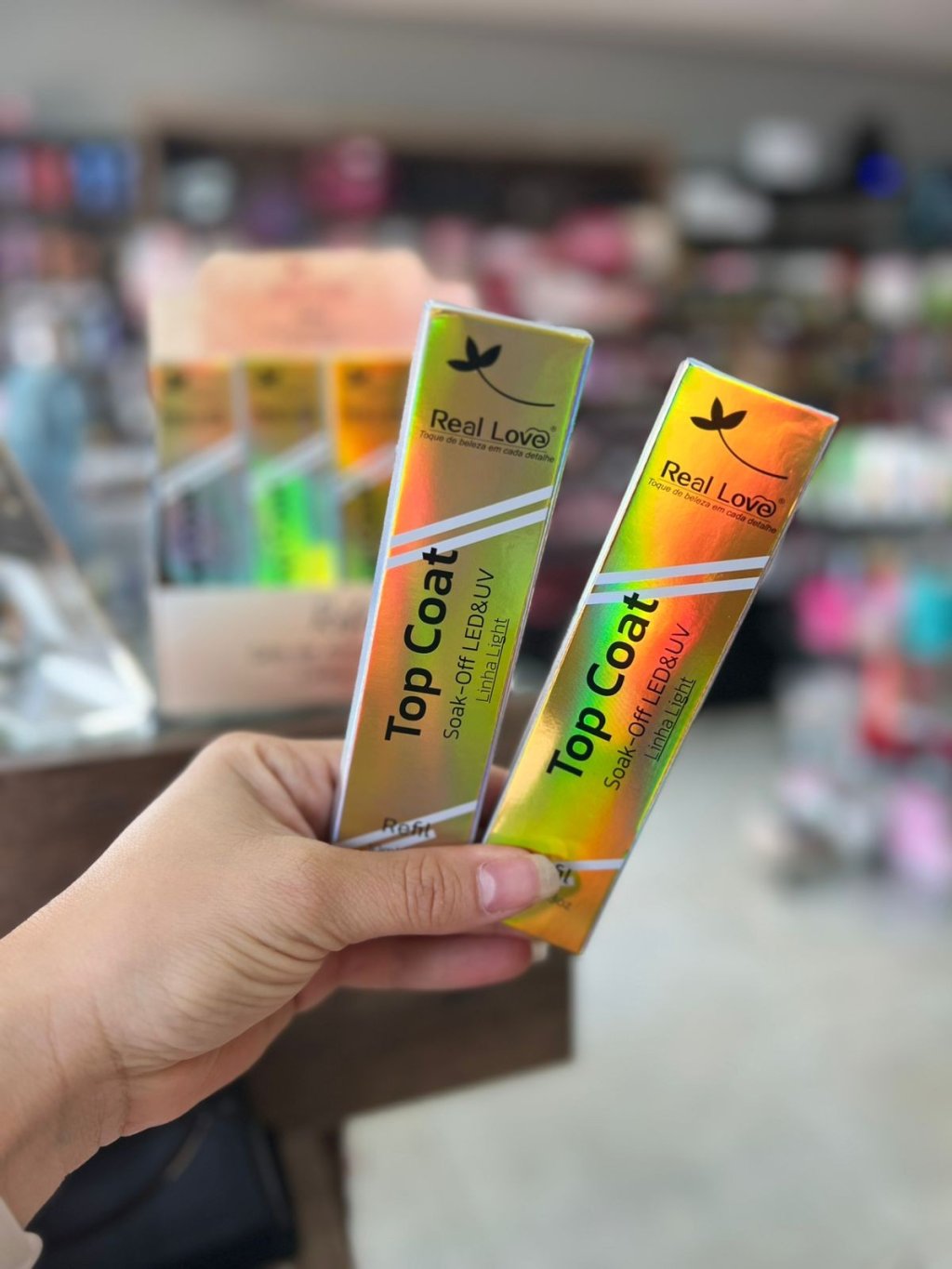 Refil Top Coat Real love 10ml 