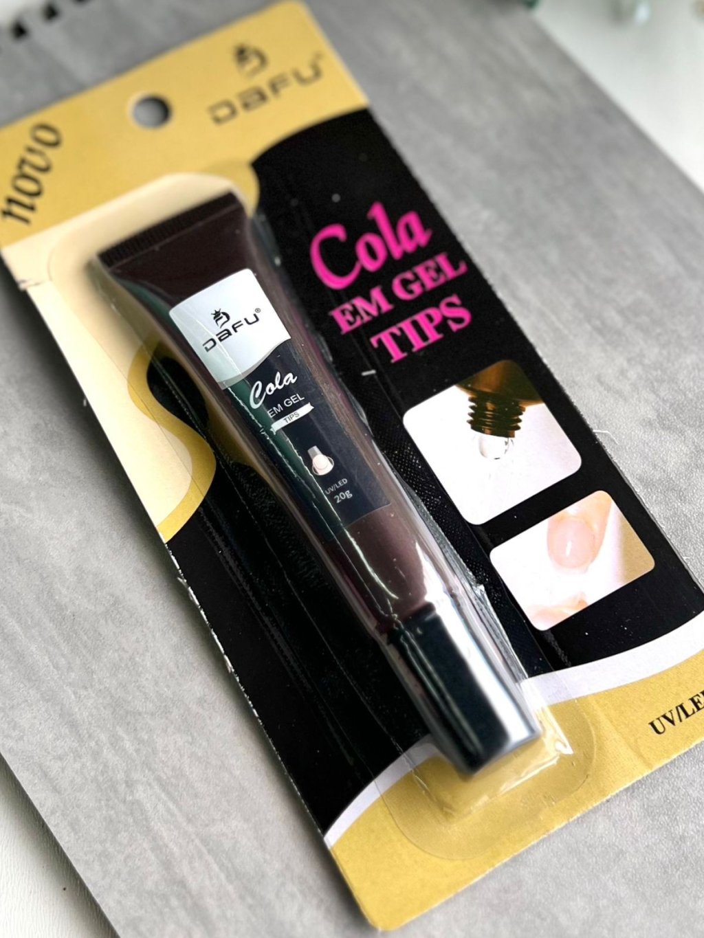 Cola em Gel Tips UV LED - Dafu 