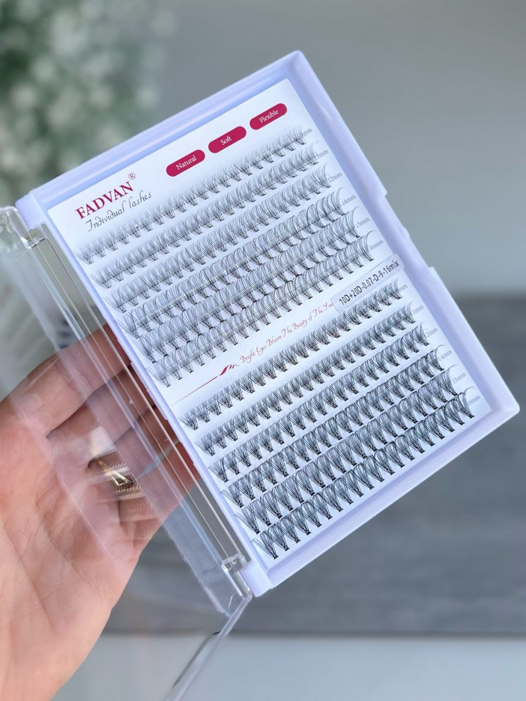 Cílios Tufinho Mix 9 ao 16 10D+20D - Fadvan