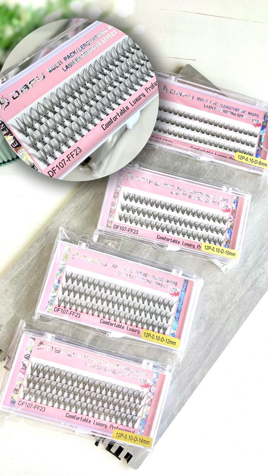 Cílios Tufinho Tamanho Unitário 12P - Dafu