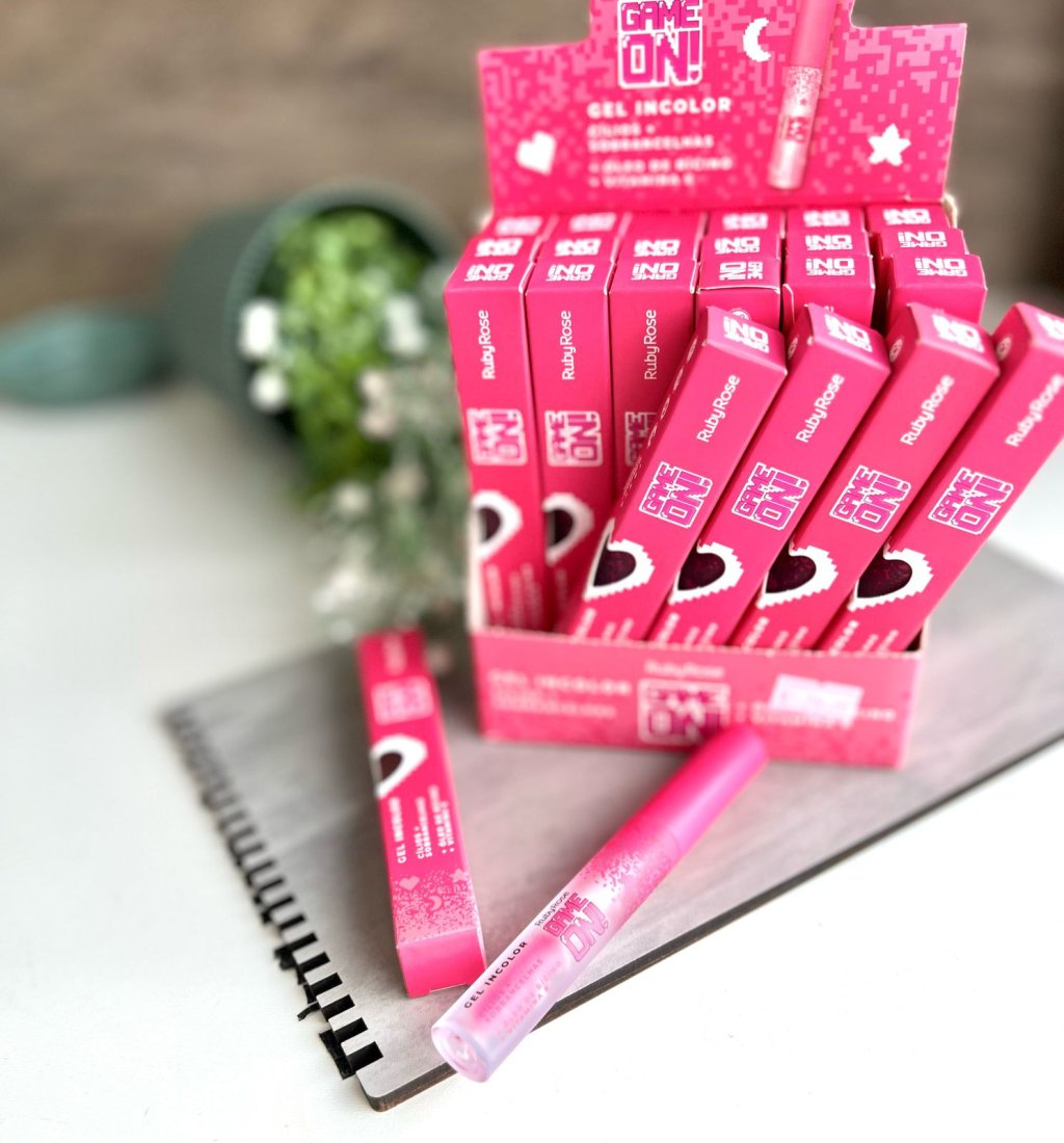 Gel Incolor Cílios e Sobrancelhas Game On - Ruby Rose