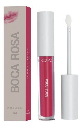 Gloss Hidra Lábios Rosa Translúcido - Boca Rosa