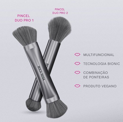 Pincel Duo - Boca Rosa 