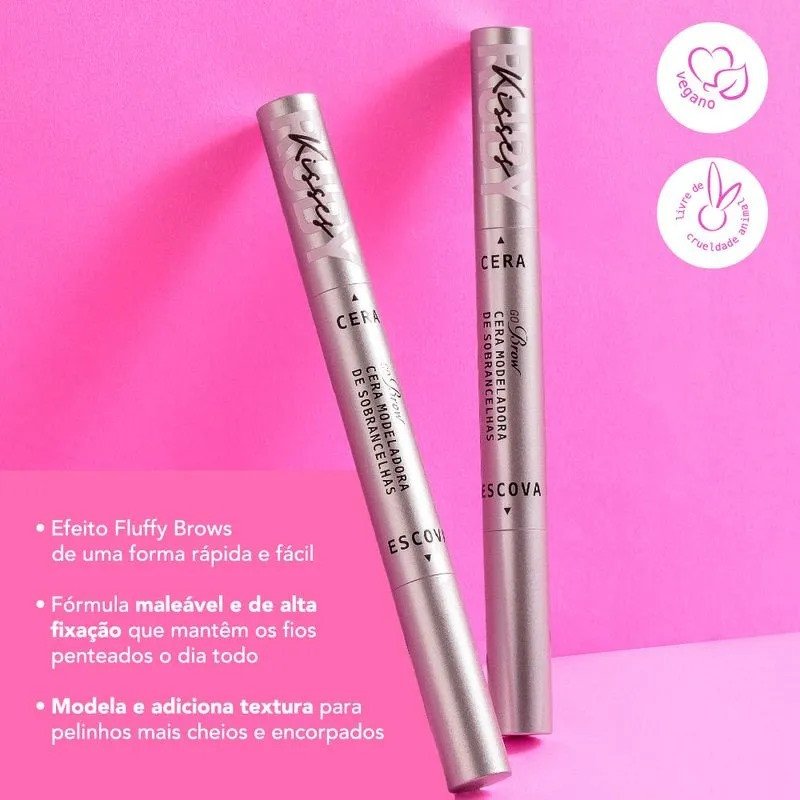 Cera Para Sobrancelhas Go Brow - Ruby Kisses