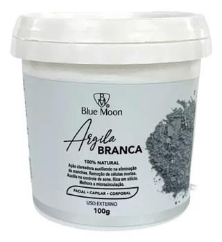 Argila Branca 100G - Bluemoon Cosméticos