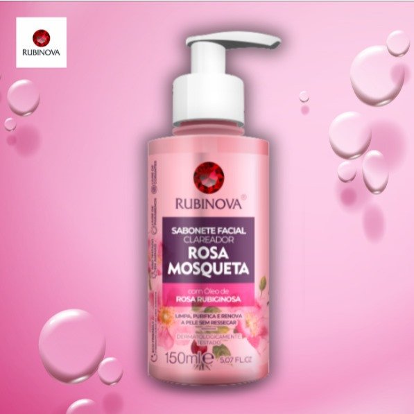 Sabonete Facial Rosa Mosqueta - Rubinova