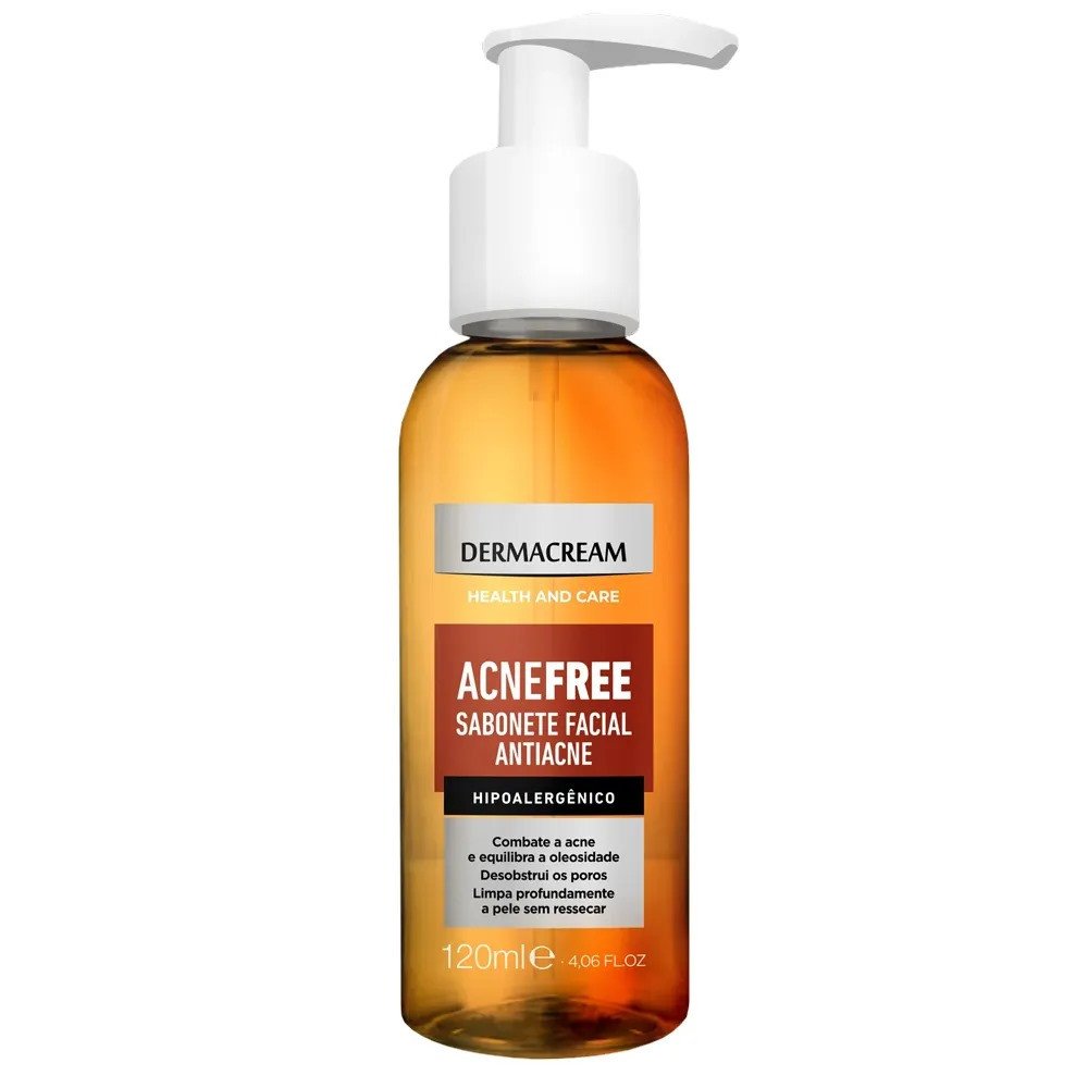 Sabonete Facial Acnee Free - Dermacream 
