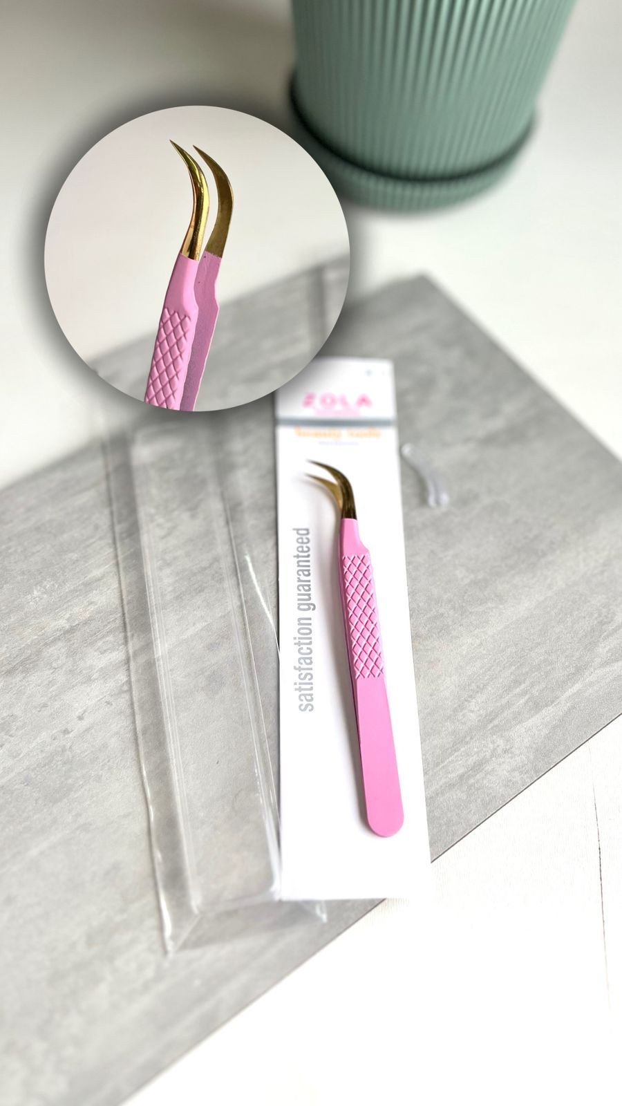 Pinça de Precisão Curva