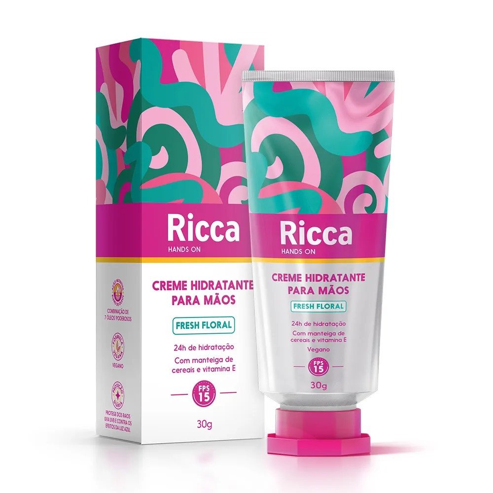 Hidratante Para Mãos Fresh Floral FPS30 - Ricca