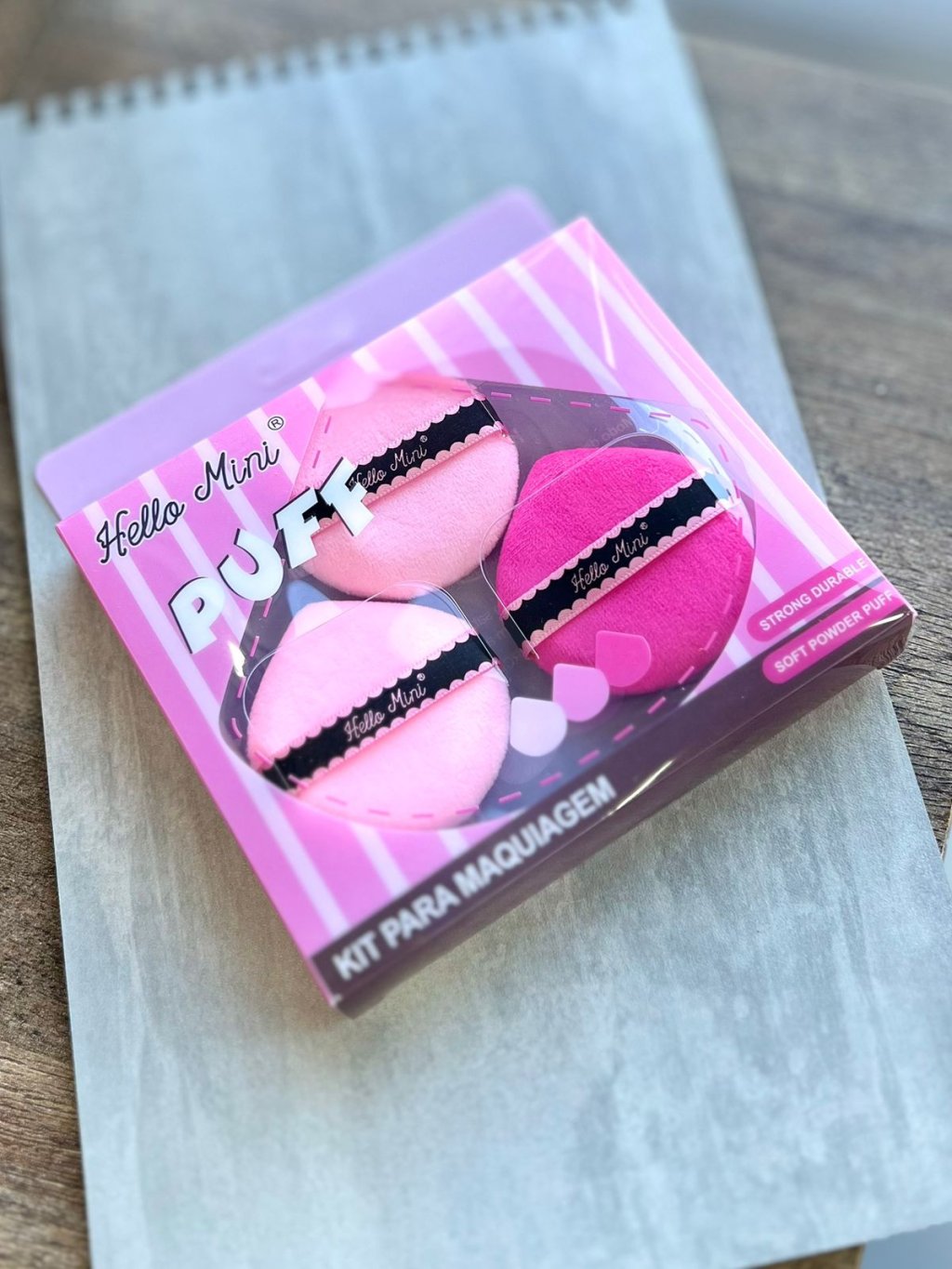 Trio de Esponjas de Pó - Hello Mini 