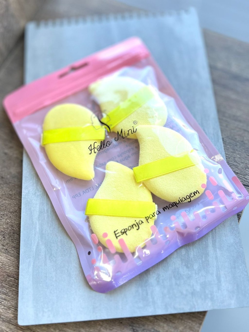 Kit Esponjinha Manga - Hello Mini 