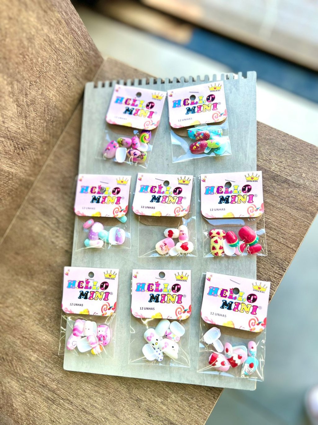 Unha Postiça Infantil - Hello Mini