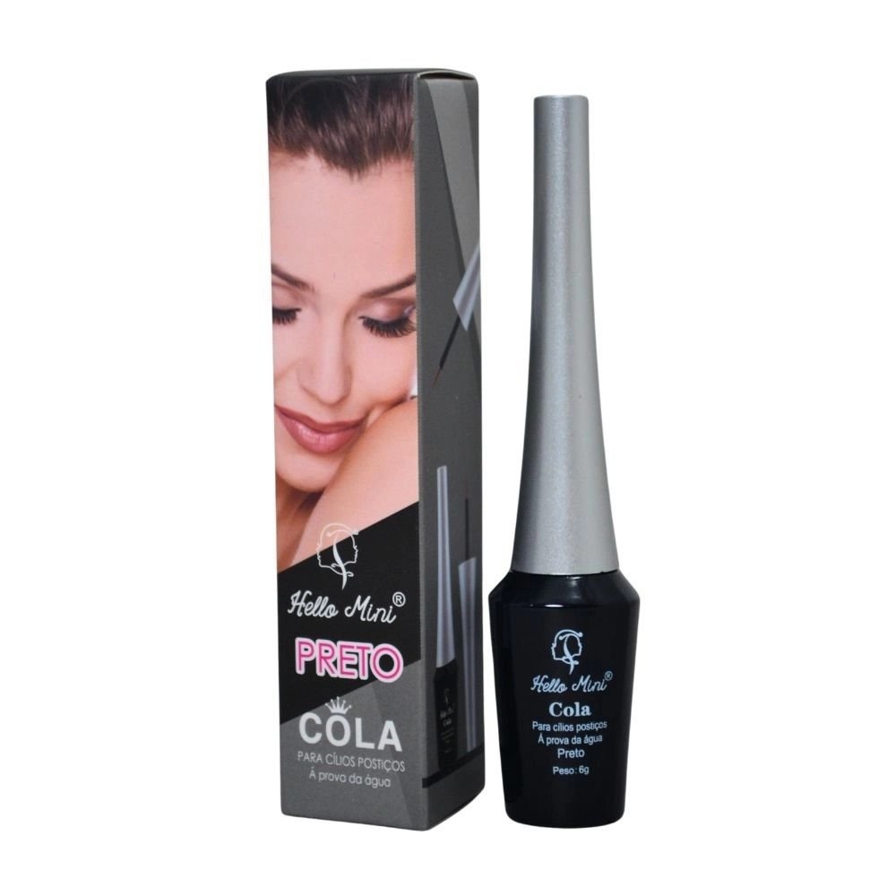 Cola Cílios Preta - Hello Mini 