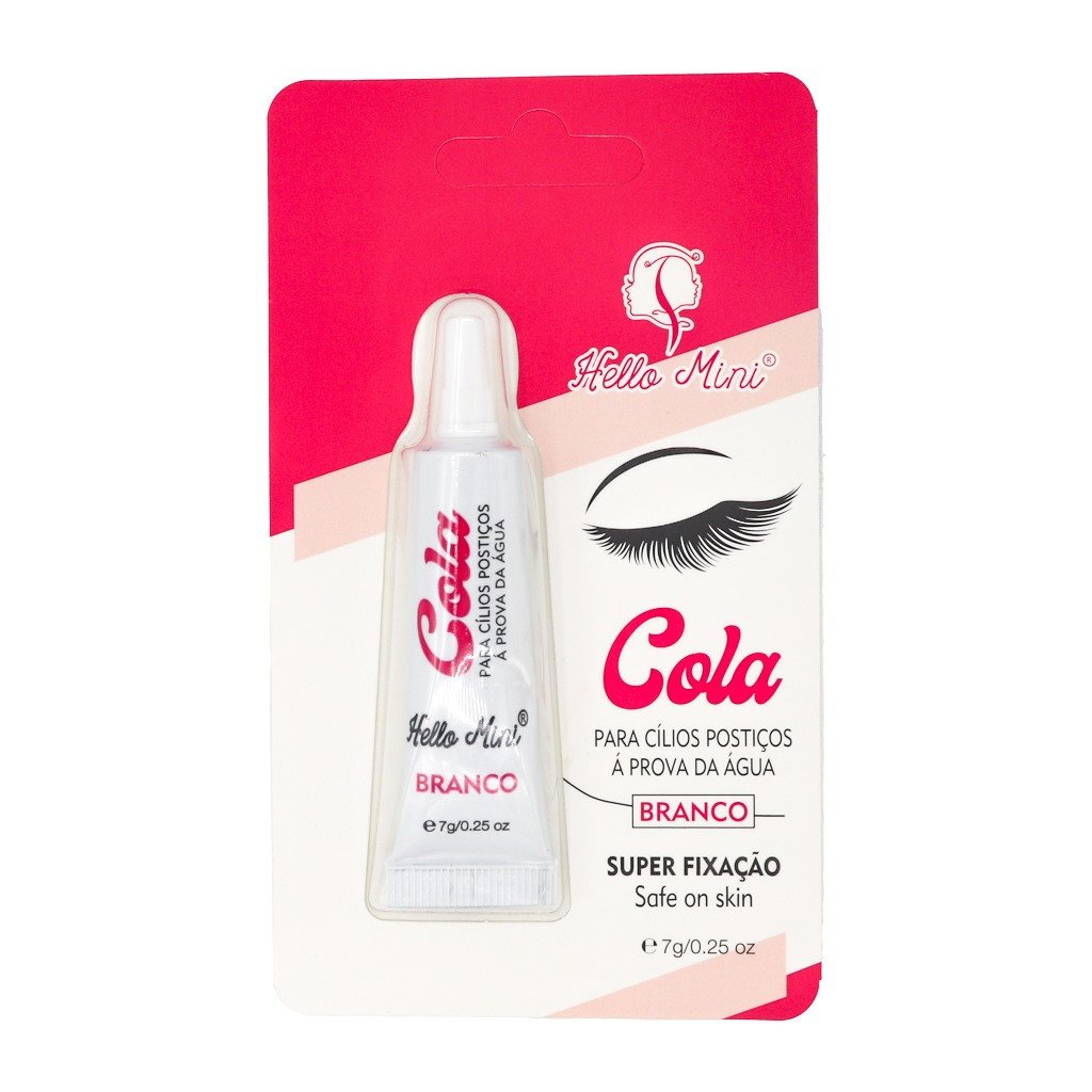 Cola De Cílios Branca - Hello Mini 