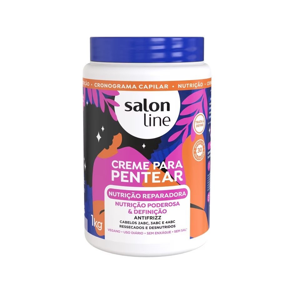 Creme de Pentear Nutrição Reparadora 1Kg - Salon Line 