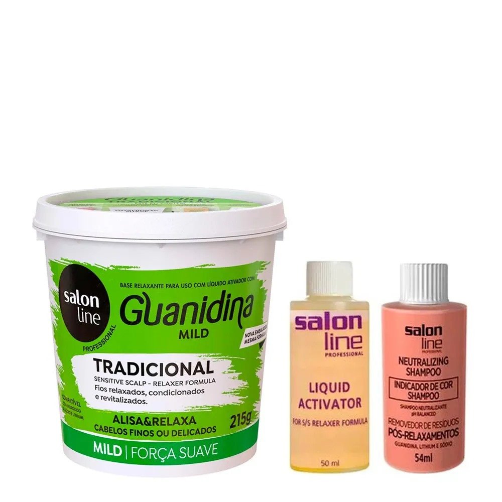 Base Relaxante Guanidina Força Suave - Salon Line  