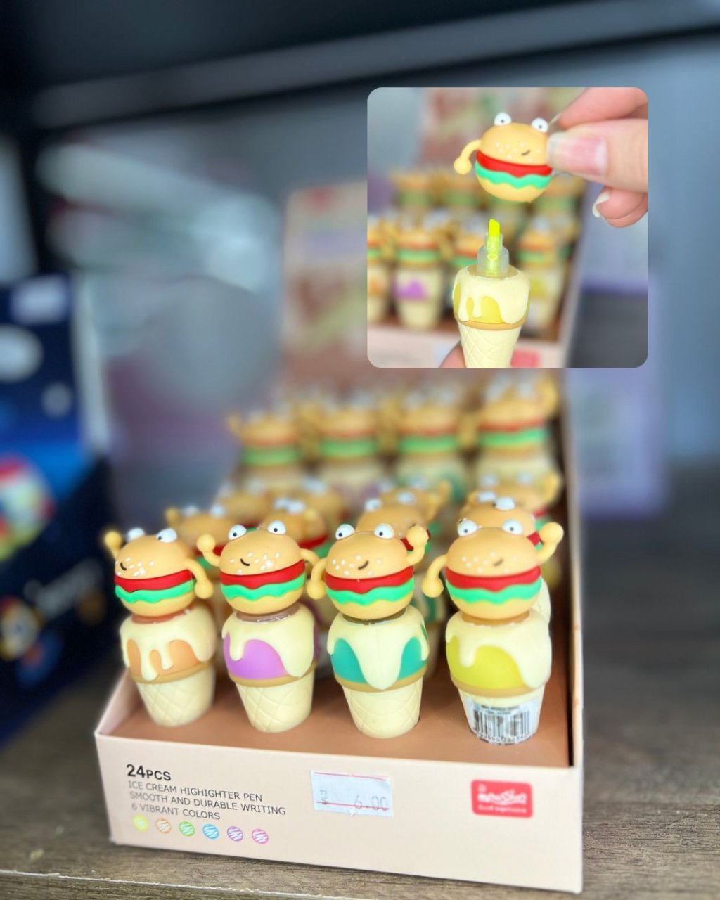 Marca Texto Hamburguer Feliz