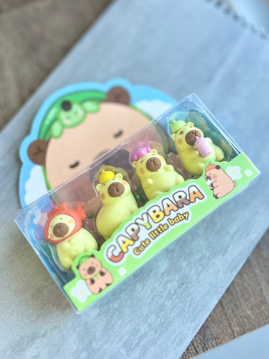 Kit Borrachas Capybara Baby