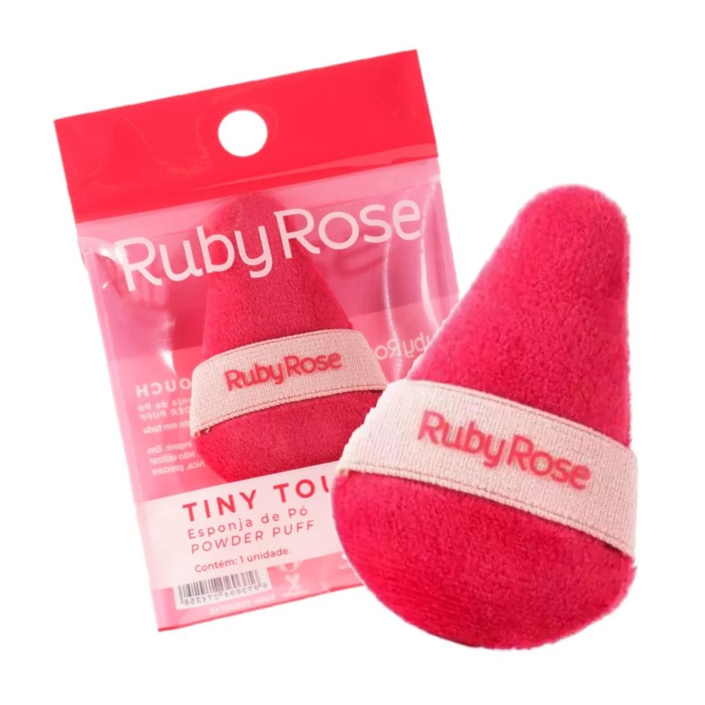 Esponjinha Triangular Para Pó Tiny Touch - Ruby Rose