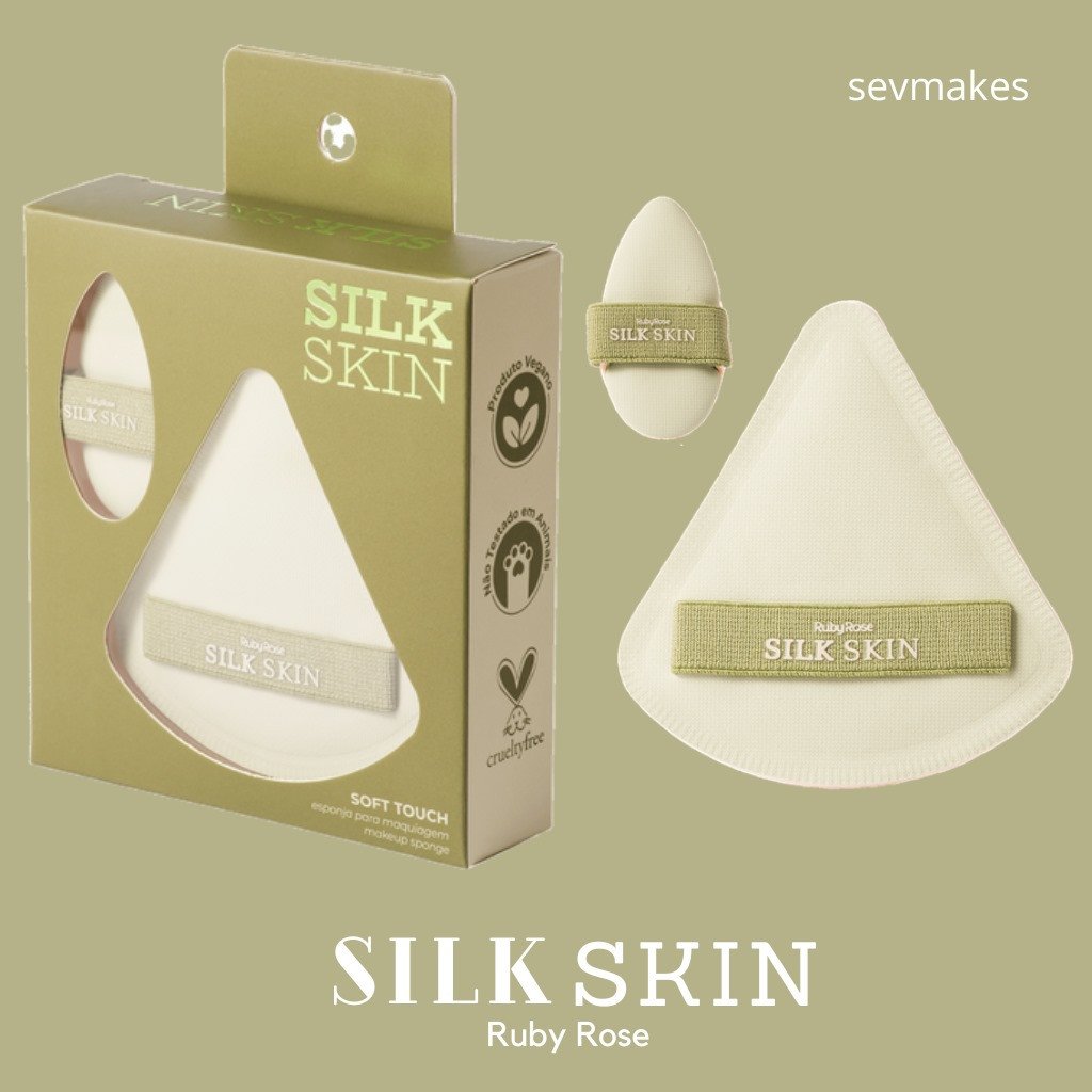 Esponjinha Para Pó Silk Skin - Ruby Rose