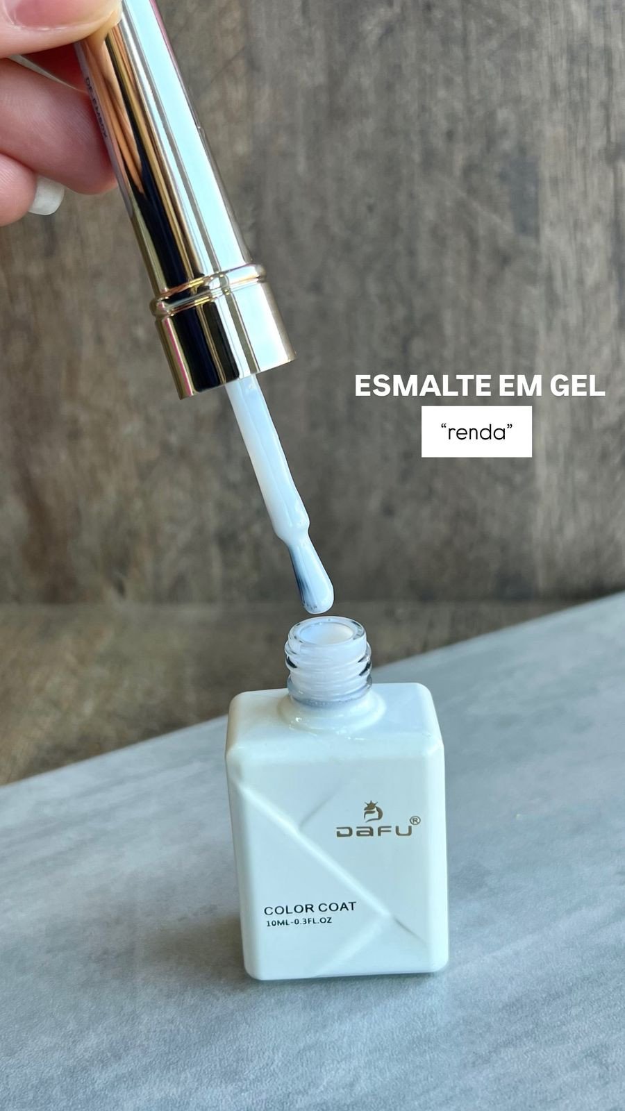 Esmalte em Gel Renda Cor 001 - Dafu