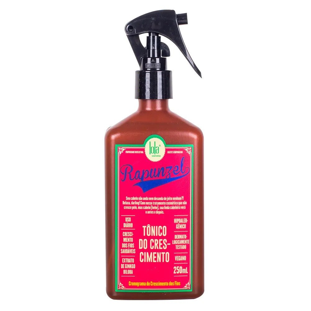 Tônico Capilar De Crescimento Rapunzel 250ML - Lola 