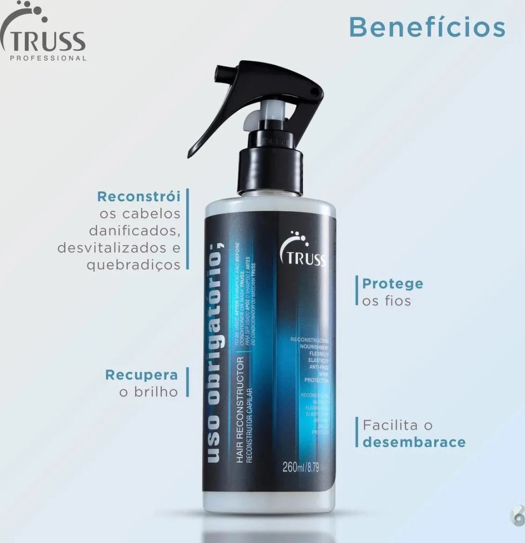 Spray Reconstrutor Uso Obrigatório 260ML - Truss