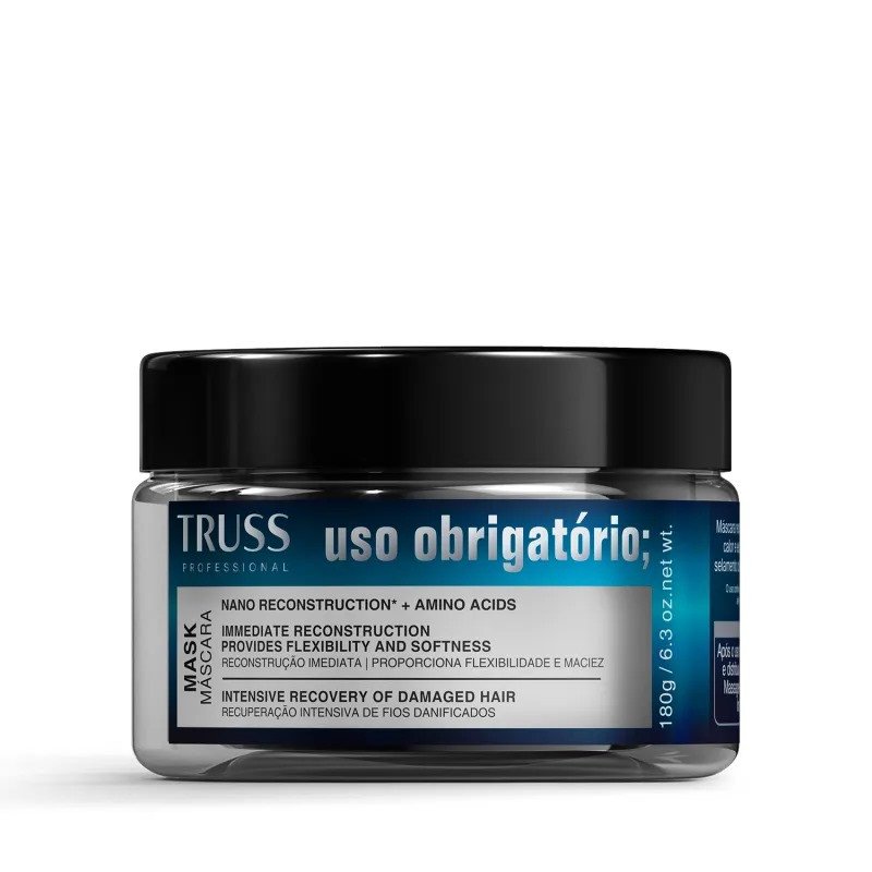 Máscara Capilar Uso Obrigatório 180G - Truss