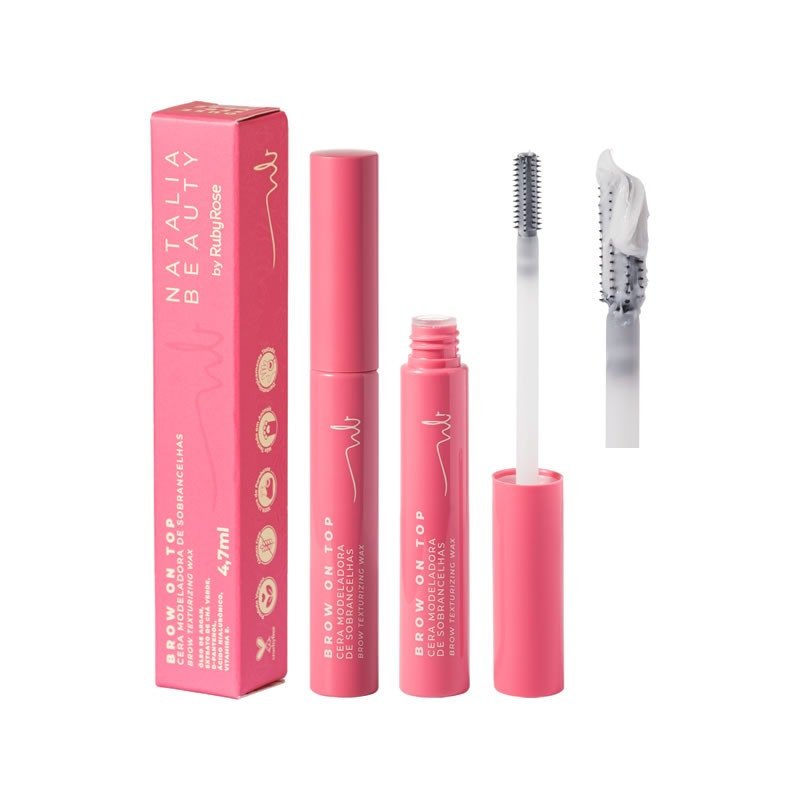 Cera Modeladora De Sobrancelhas Brow On Top Natalia Beauty - Ruby Rose 