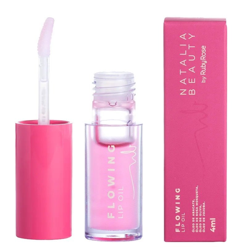 Lip Oil Flowing Natalia Beauty - Ruby Rose