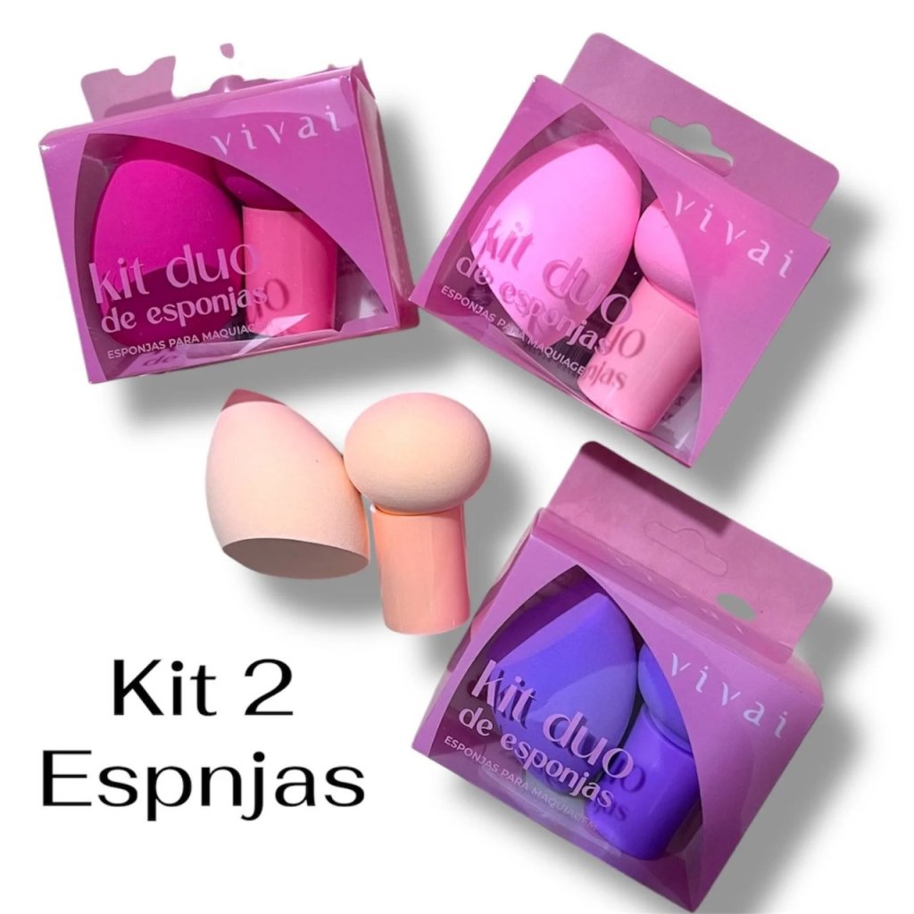 Kit Duo de Esponjinhas - Vivai