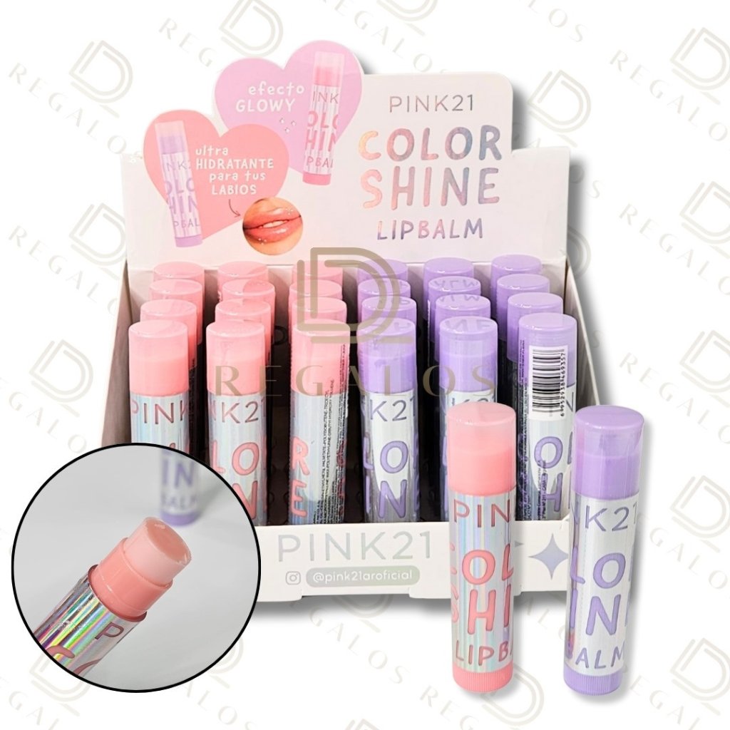 Balm Labial Color Shine - Pink 21