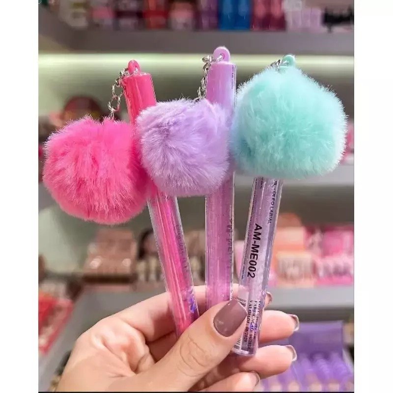 Lip Gloss Pompom - Amor Anjo 