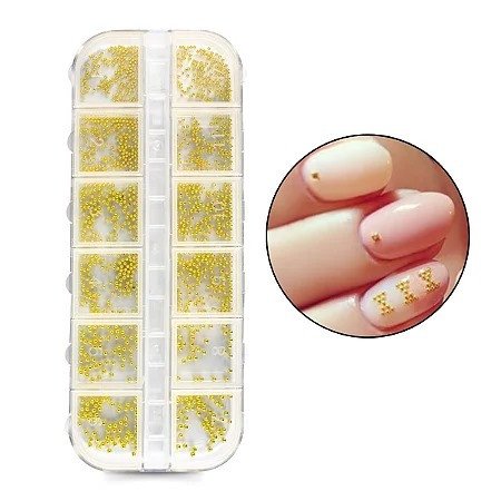 Mini Bolinha Caviar Dourado - Hello Mini