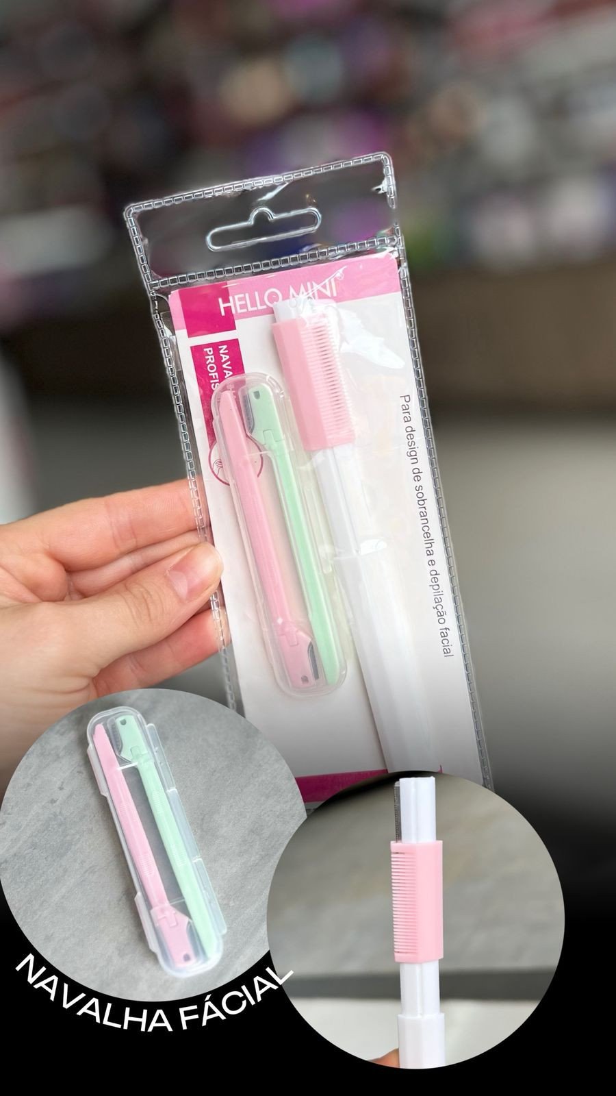 Navalha Facial - Hello Mini 
