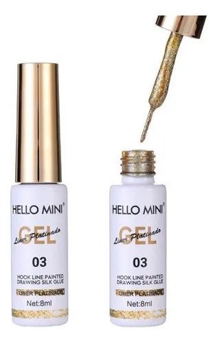Liner Gel Platinado Cor 03 - Hello Mini 
