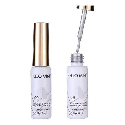 Liner Gel Prata Cor 09 - Hello Mini 