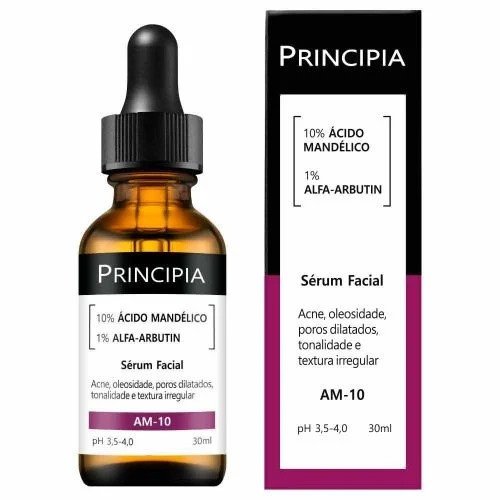 Sérum Facial Ácido Mandélico AM-10 - Principia 