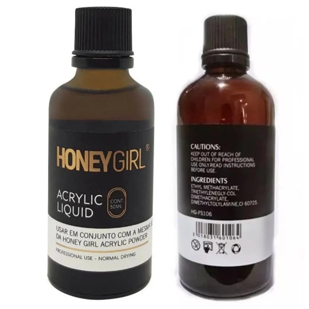Líquido Acrílico Monomer 50ML - Honey Girl